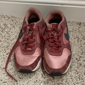 Nike Pink and Red Athletic Shoes
